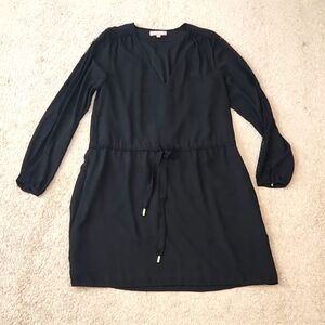 Banana Republic black tie waist dress 2